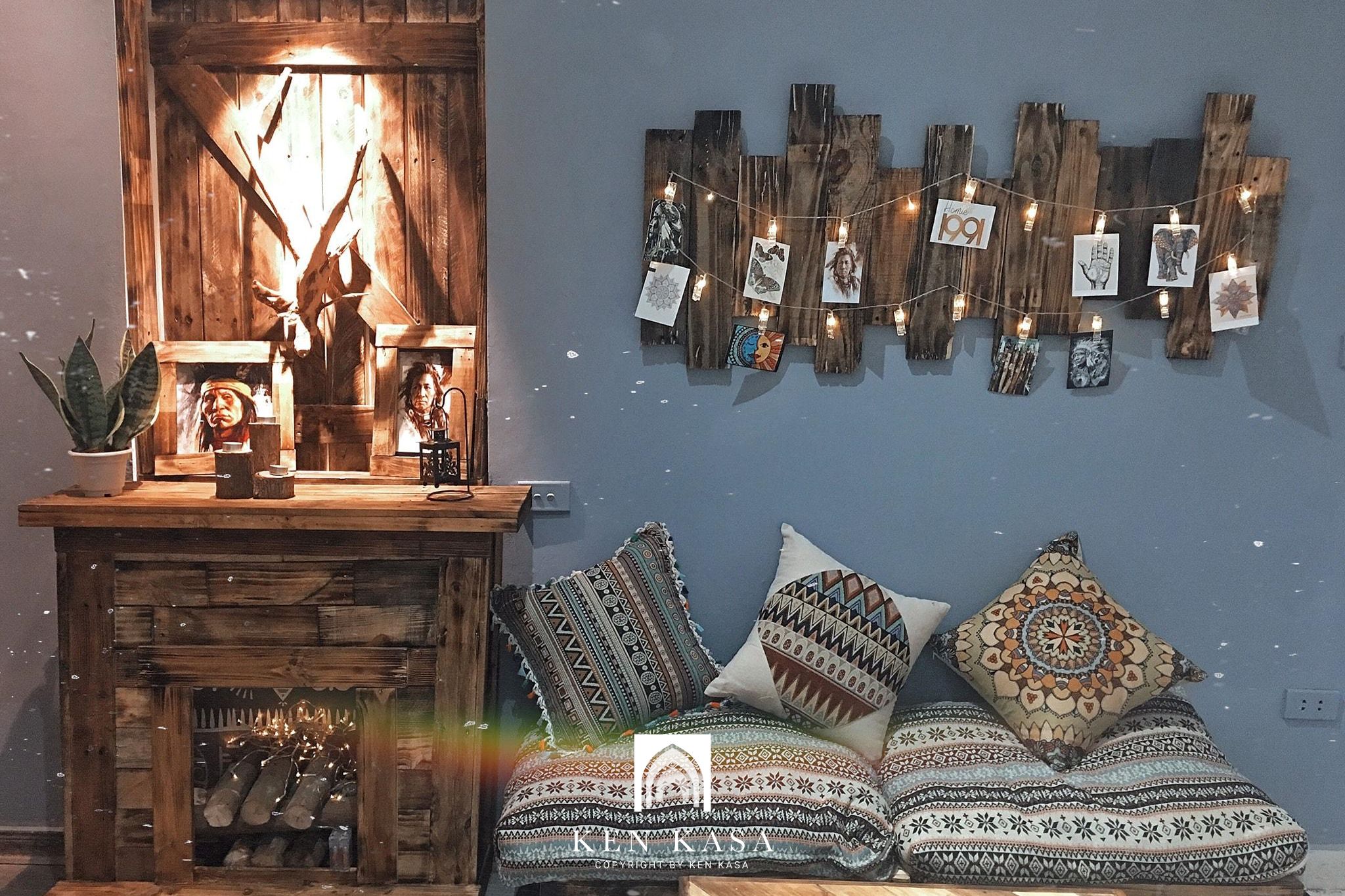 mẫu thiết kế nội thất homestay kiểu vintage